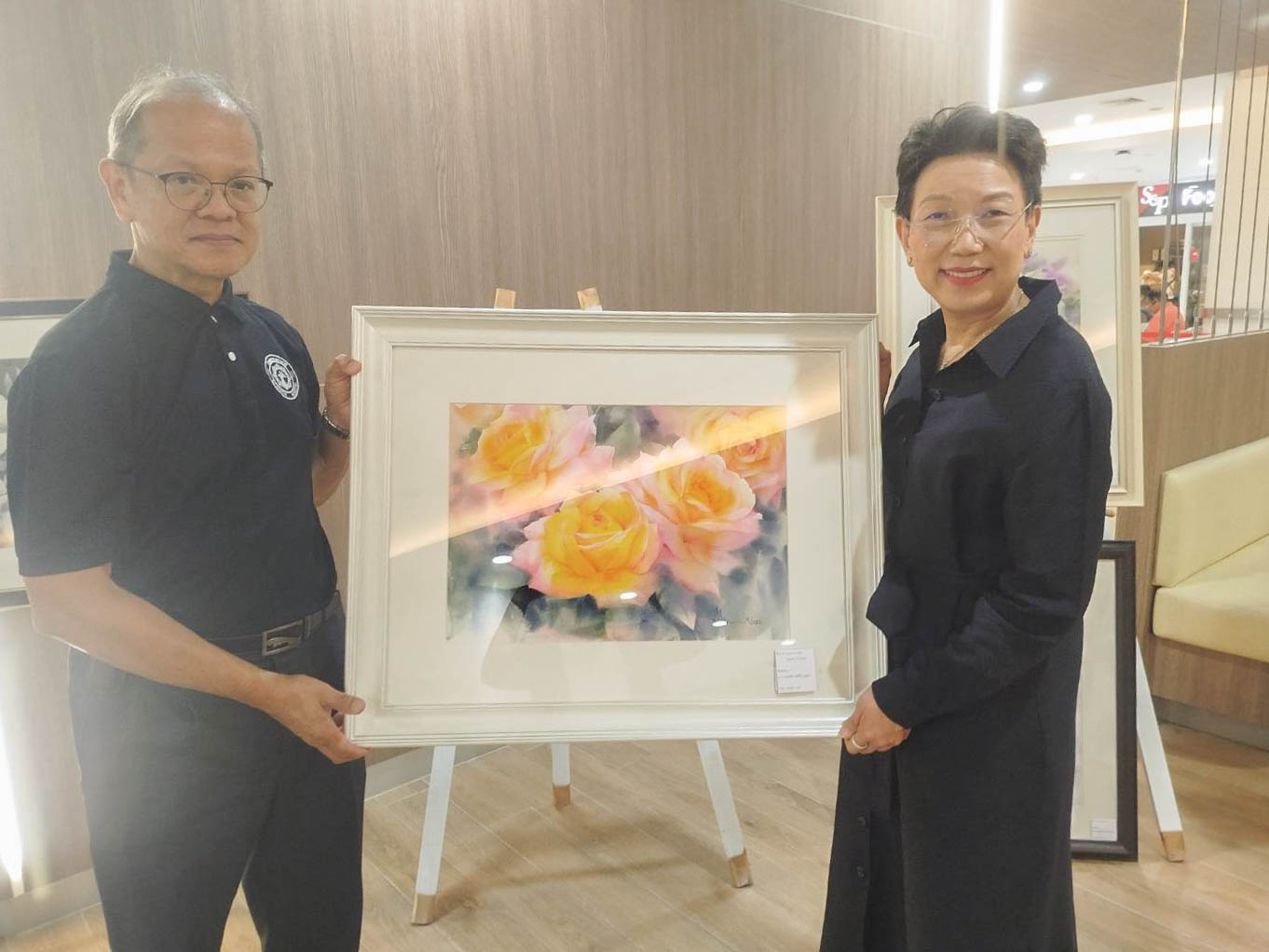 ชมรมสุขสีน้ำจัดกิจกรรมประมูลภาพวาด ระดมทุนเพื่อทารกแรกเกิด โรงพยาบาลราชวิถี ภาพที่ 2