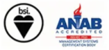 BSI and ANAB certification marks