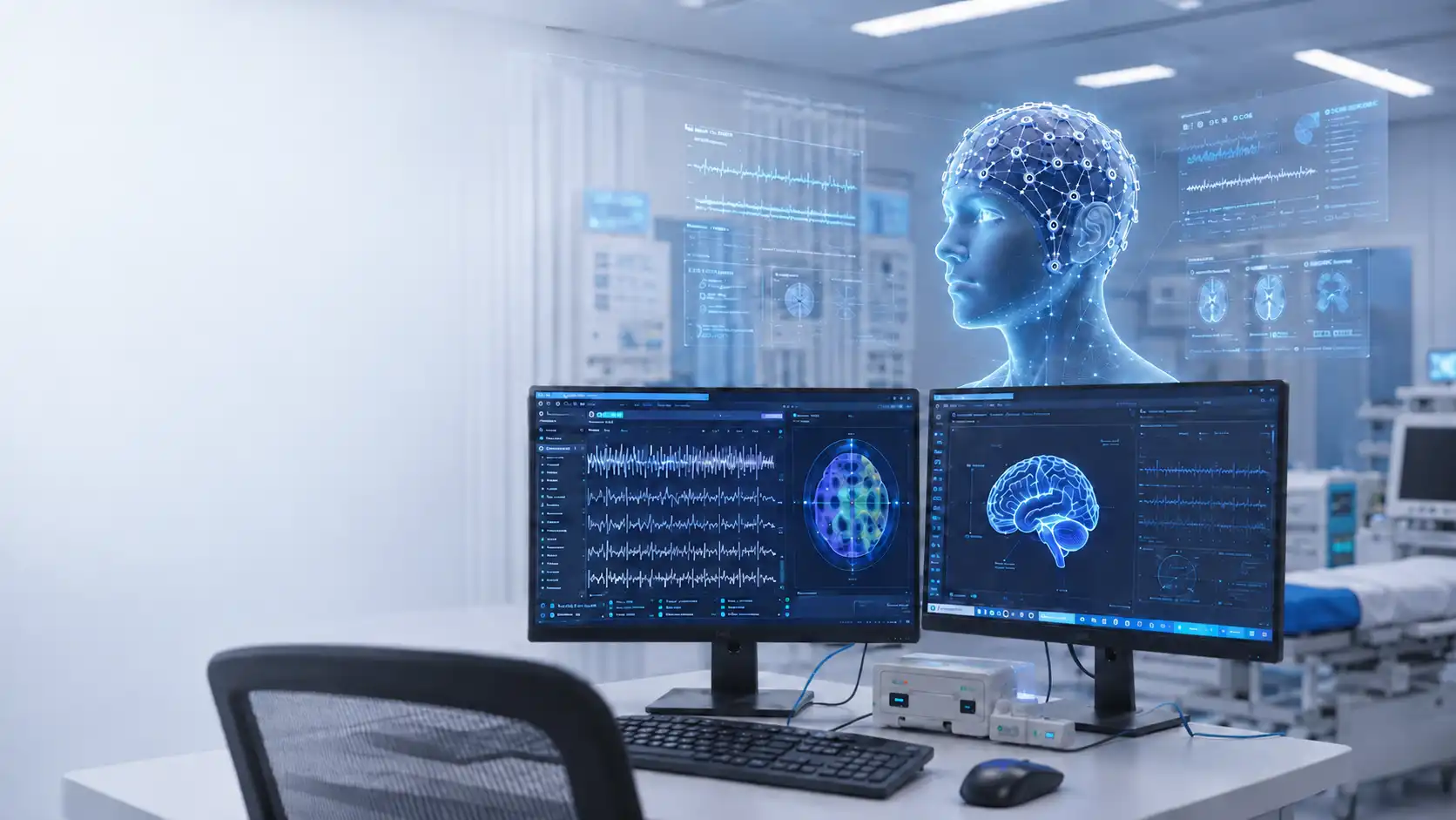 ระบบ EEG และการตรวจวัดสัญญาณสมอง