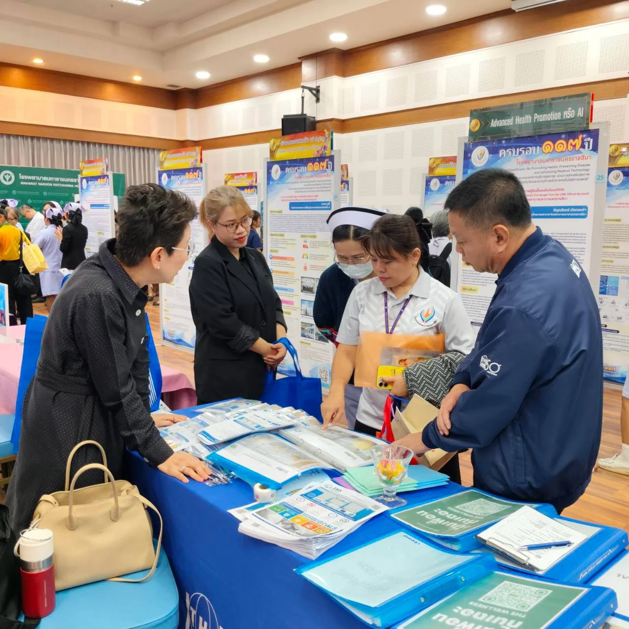 Booth visit